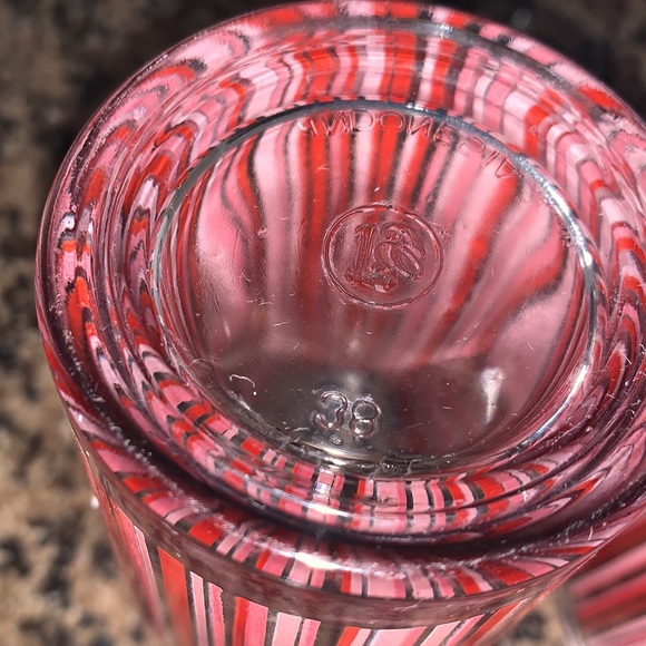 FG Indonesia Red Striped Drinking Tumblers - Picture 5 of 5